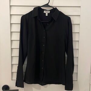 Express Portofino Black Buttondown